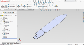 нож 2.sldprt 3D CAD модель
