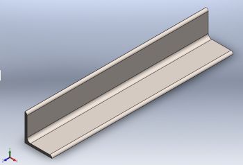 L Angle Solidworks part
