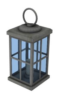 modern large hanging lantern 3d model .3md format