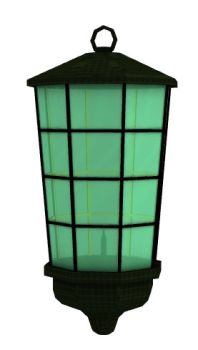 modern large wall lantern 3d model .3md format
