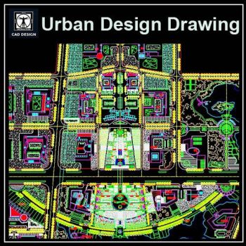 ★ 【Urban City Design Drawings 4】 ★