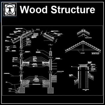 ★ 【Dettagli struttura in legno】 ★