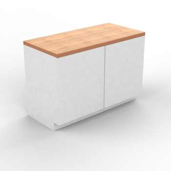 Upper wooden Kitchen cabinet  sldprt model