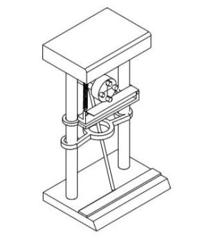 Máquina de presión isométrica dibujo.dwg
