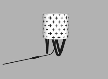 Table lamp sketchup