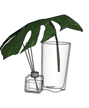 пальмовая ваза скп