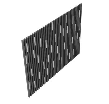 modern partition wall design 3d model .3dm format