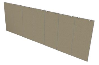 wooden partition wall 3d model .3dm format