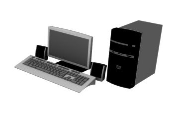 desktop modern designed 3d model.3dm format