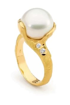pearl gold ring dwg drawing