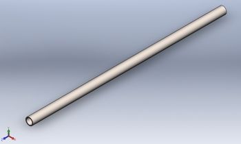 Round tube Solidworks part