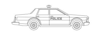Police car.dwg dibujo