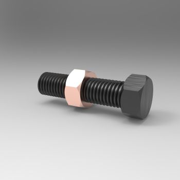 NUT AND BOLT SOLIDWORKS 2016 Model