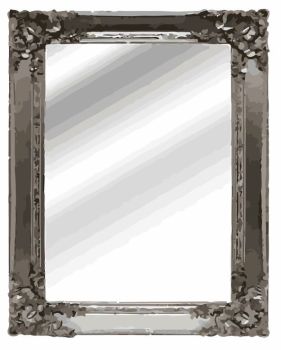 roma silver mirror dwg drawing