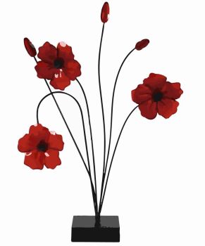 ruby poppy sculpture dwg drawing
