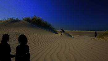view of sand dunes .png texture