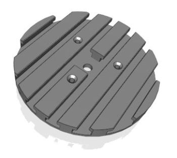 T-groove plate solidworks file