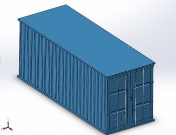 shipping container-2 solidworks Model
