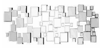 silver squares mirror dwg drawing