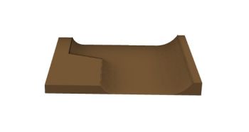 Ramps with two slope for skater's 3d model .3dm format