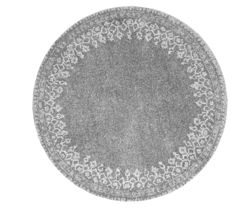 Gray circle carpet with highlight pattern sketchup