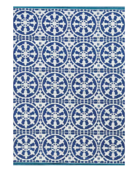 Blue pattern carpet sketchup