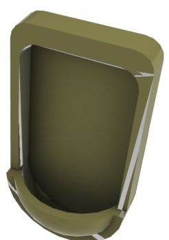 green mens urinal 3d model .3dm format