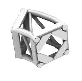 structural truss member 3d model .3dm format