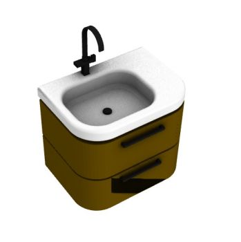 wash basin design with two drawers 3d model .3dm format