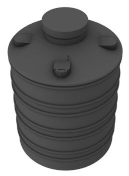 black water tank placement 3d model .3dm format