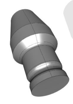 Blanking plug for 24°  solidworks file