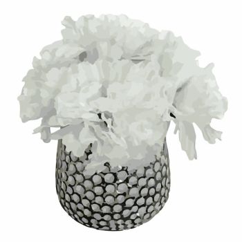 white carnations dwg drawing