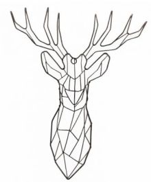 deer head dwg drawing | Thousands of free CAD blocks