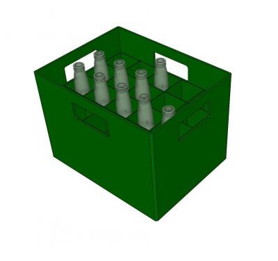 Beer box Sketchup model Thousands of free CAD blocks