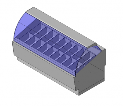Ice Cream display freezer Revit family Thousands of free AutoCAD drawings