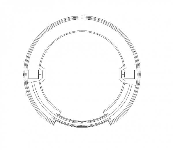 2D CAD Circular Lift design - CADBlocksfree | Thousands of free CAD blocks