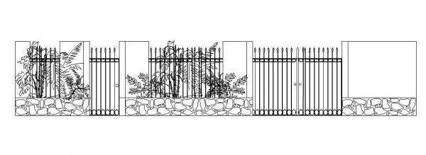 Wall and Fence Elevation 