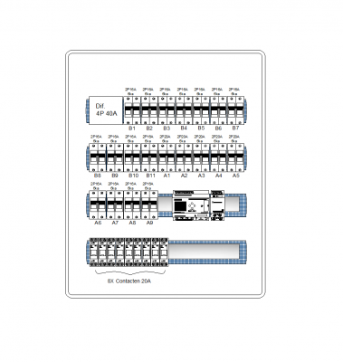 2D CAD Distribution Board CADBlocksfree Thousands of free CAD blocks