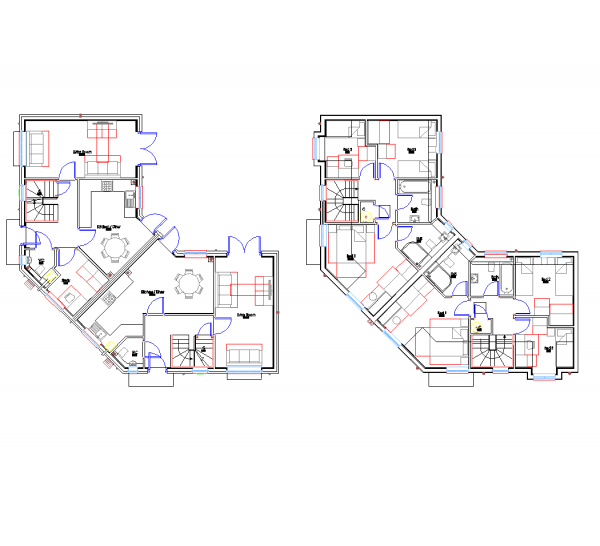Design de layout da casa