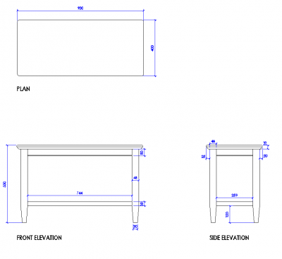 Oak coffee table dwg drawing Thousands of free CAD blocks