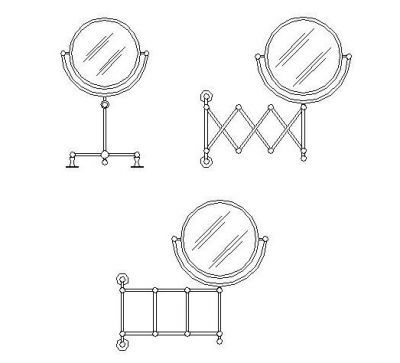 Shaving Mirror Cad Block Cadblocksfree Thousands Of Free Autocad Drawings Shaving Mirror Cad Block, Lighted Vanity Mirror Autocad Block