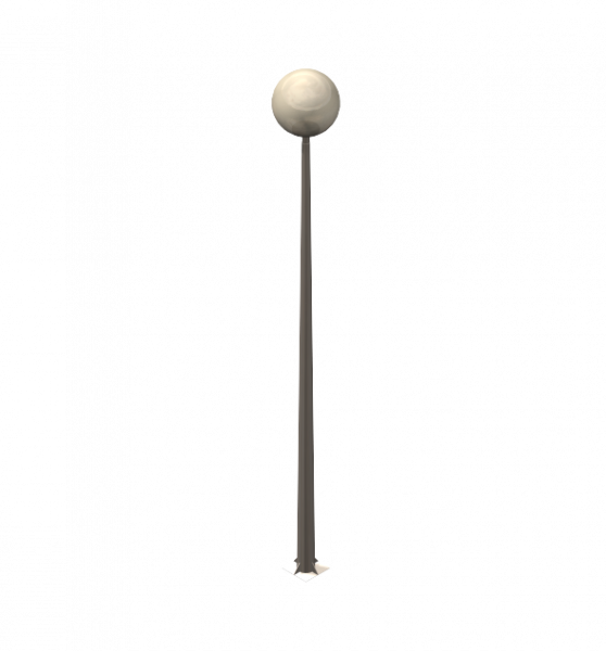 Lamp post dwg and 3ds max models