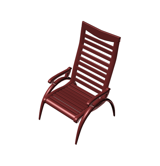 Outdoor lounge chair 3DS Max model 