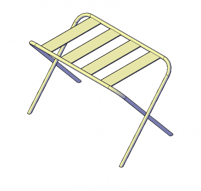 3D CAD Luggage Rack CADBlocksfree Thousands of free CAD blocks