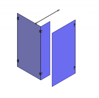 3D Revit Shower Screen CADBlocksfree Thousands of free AutoCAD drawings