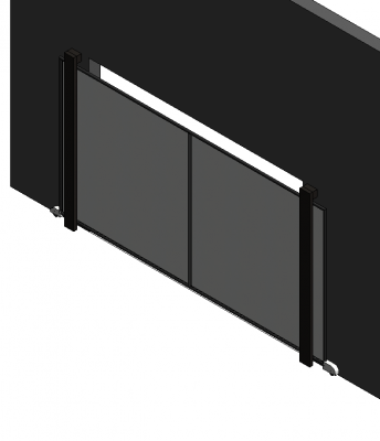 Sliding roller door Revit model Thousands of free CAD blocks