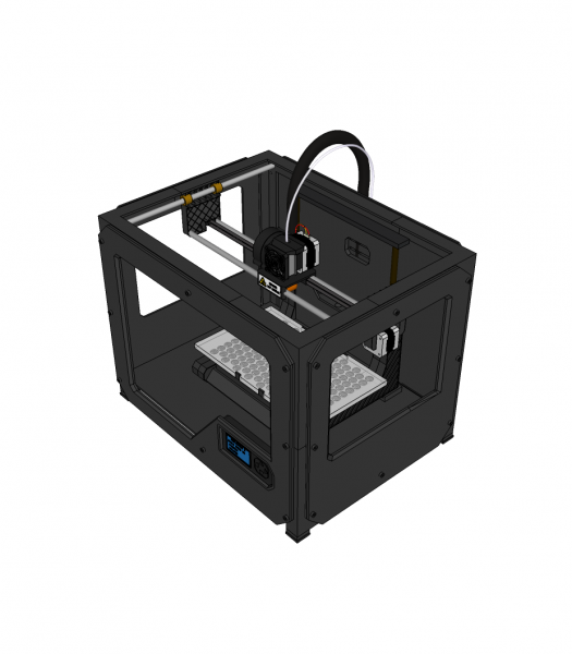 Impresora 3D modelo de SketchUp