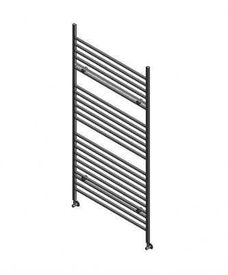 Heated towel rail 3D CAD models CADblocksfree Thousands of free CAD
