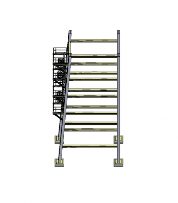3D CAD Ladder Platform CADBlocksfree Thousands of free AutoCAD drawings