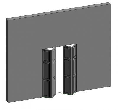 Residential Bifold Door Revit Family Thousands of free CAD blocks